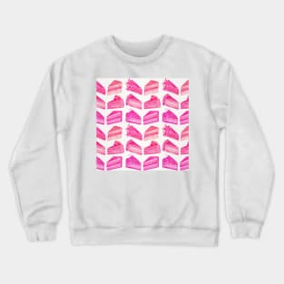 Pink Cake Slices Crewneck Sweatshirt